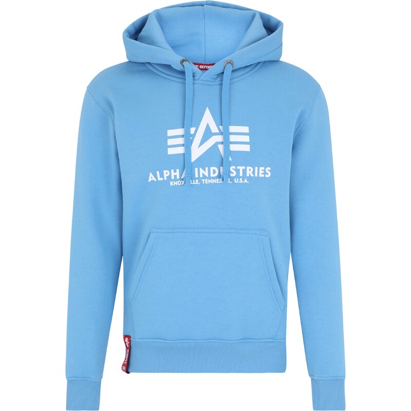 ALPHA INDUSTRIES Mikina svetlomodrá / červená / biela 61996454