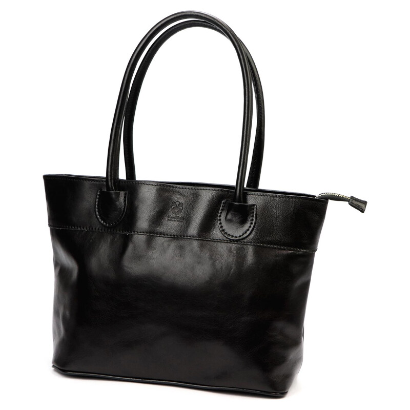 Kožená kabelka Florence čierna KZ56217 62840697