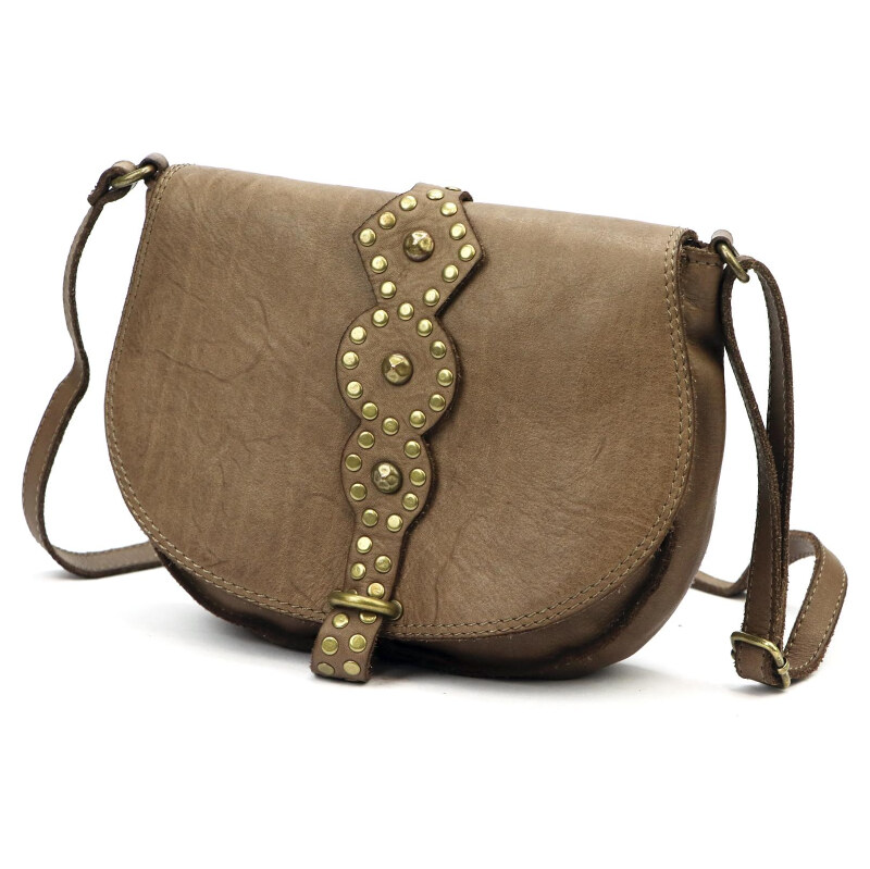 Kožená kabelka VS taupe KZ56176 62178757