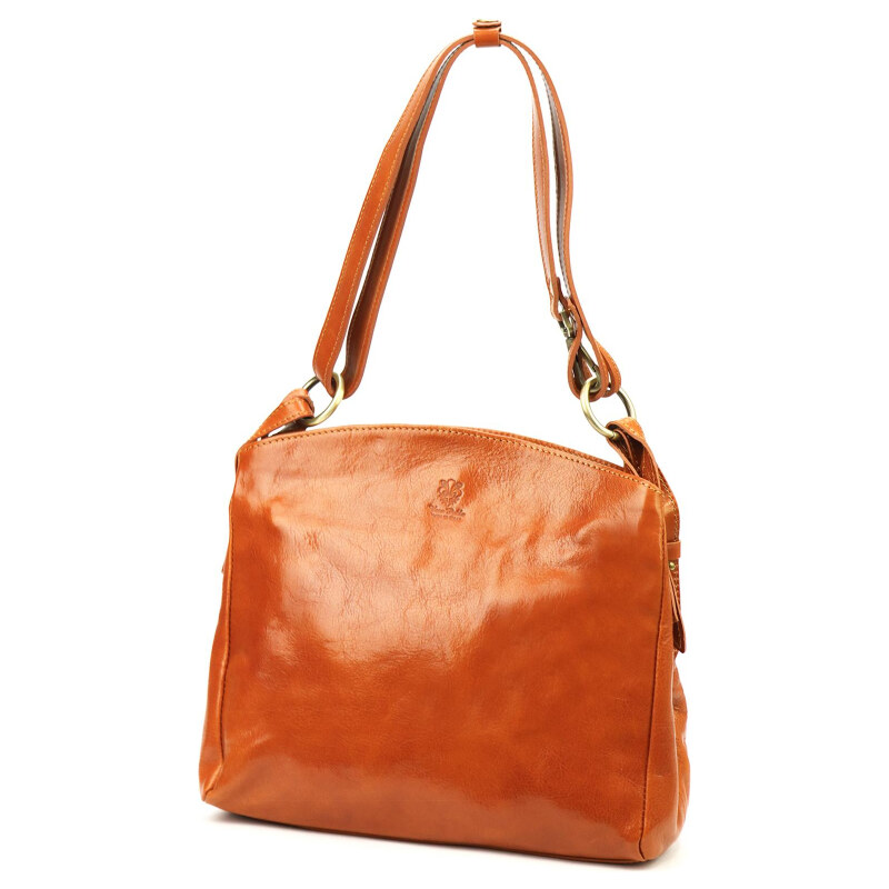 Kožená kabelka Florence hnedá KZ56229 62178759