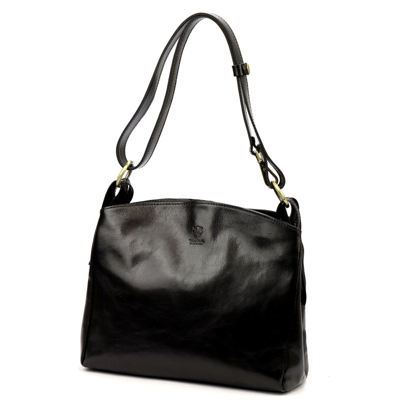 Kožená kabelka Florence čierna KZ56226 62178761