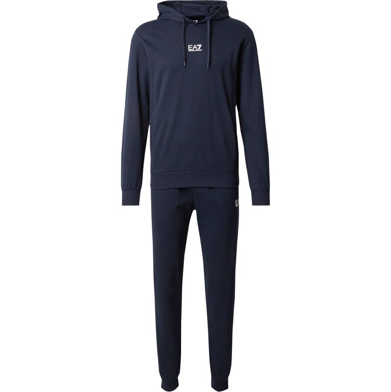 EA7 Emporio Armani Joggingová súprava námornícka modrá / šedobiela 61397873