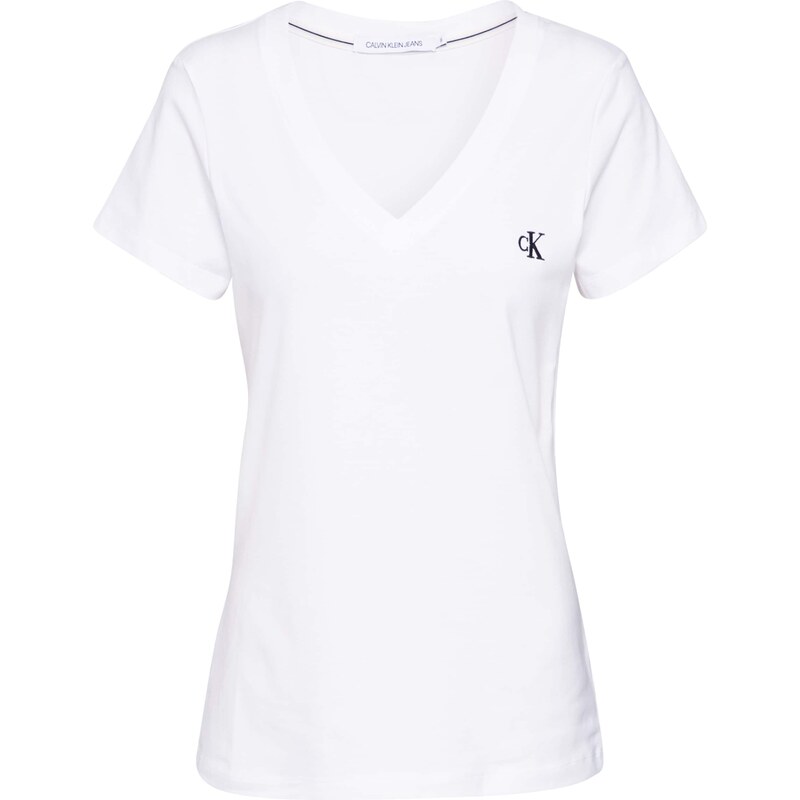Calvin Klein Jeans Tričko čierna / biela 43649837