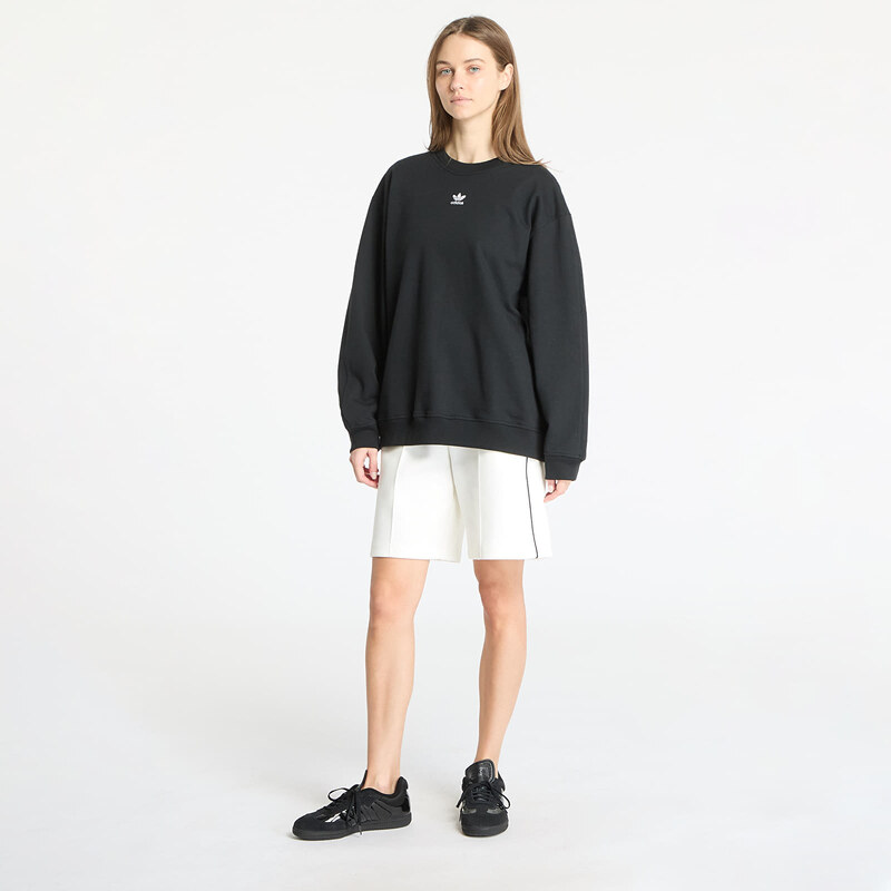 adidas Originals Mikina adidas Essentials Oversized French Terry Sweatshirt Black L