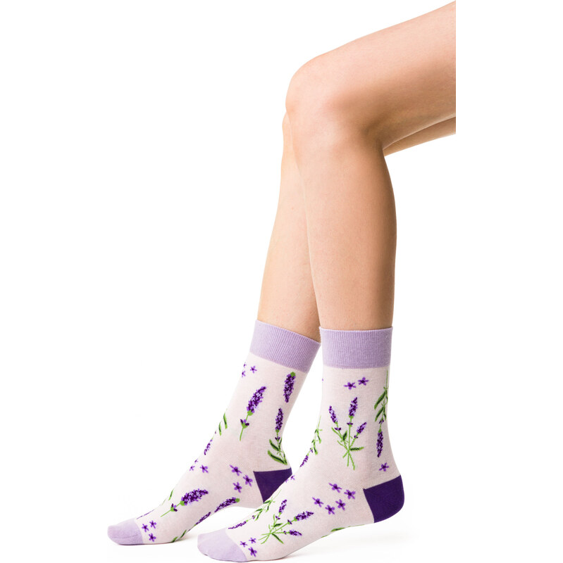 Ponožky 017-016 Light Pink - Steven 43570782