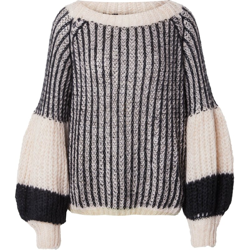 Noella Sveter krémová / čierna 63151235