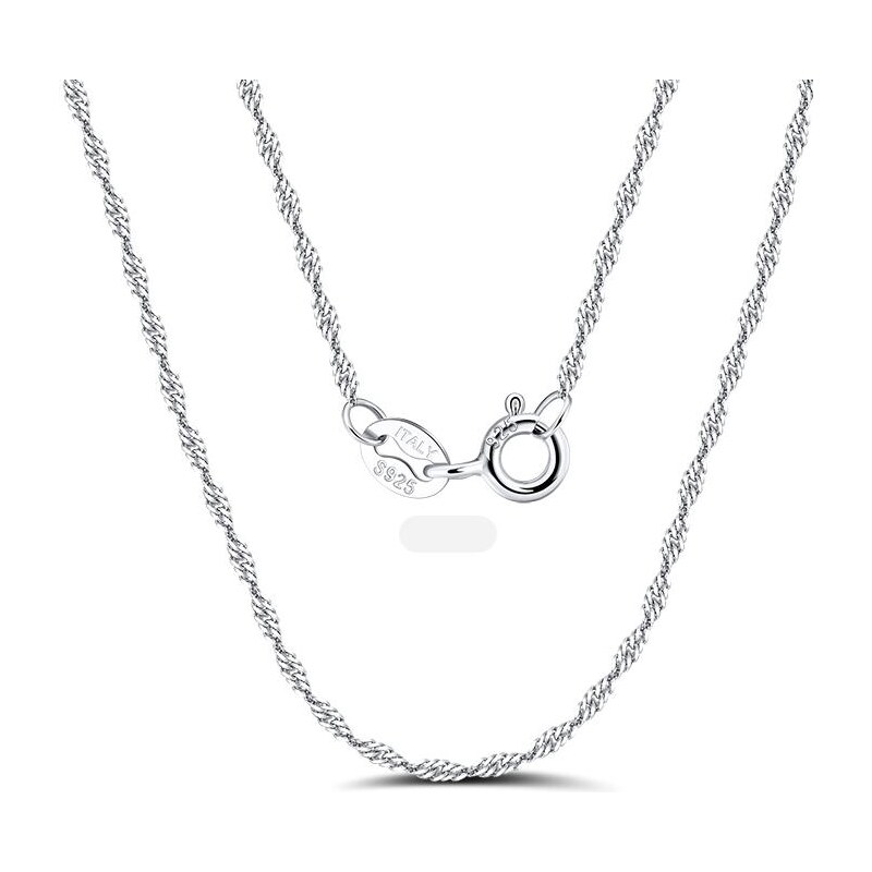 MAJYA Strieborná retiazka ALAN 60 cm | šírka 1,5 mm 11398 64582337