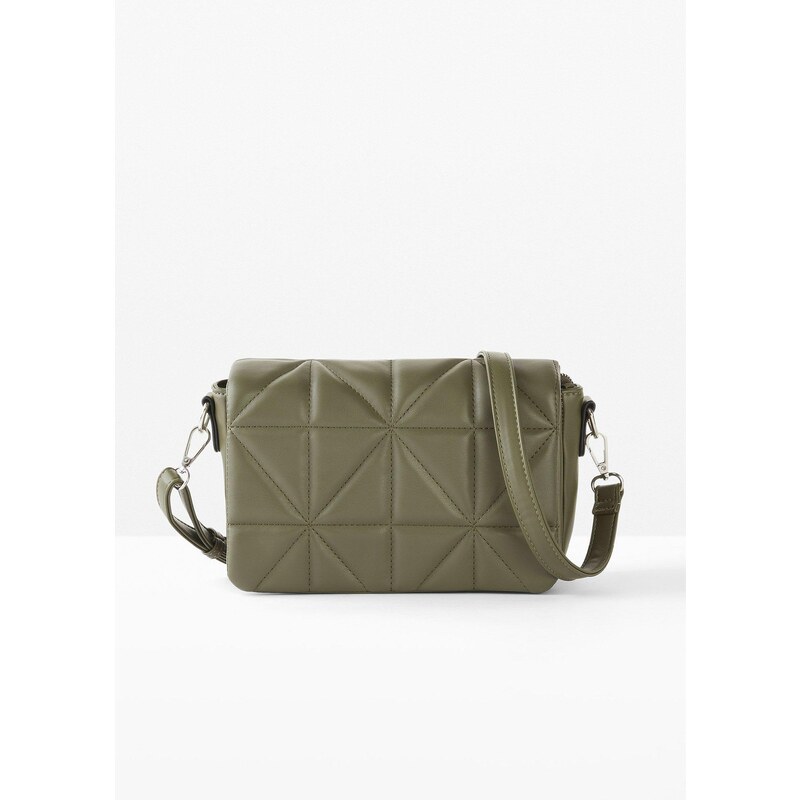 bonprix Kabelka Crossbody s odnímateľným opaskom, farba zelená 50244530
