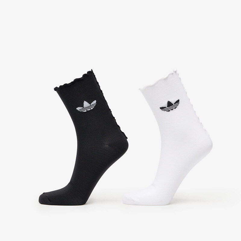 adidas Originals Ponožky adidas Ruffle Socks 2-Pack White/ Black S 61469100
