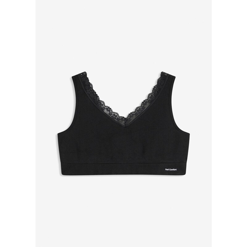 bonprix Podprsenka bez švov, Feel Comfort, farba čierna 61469637