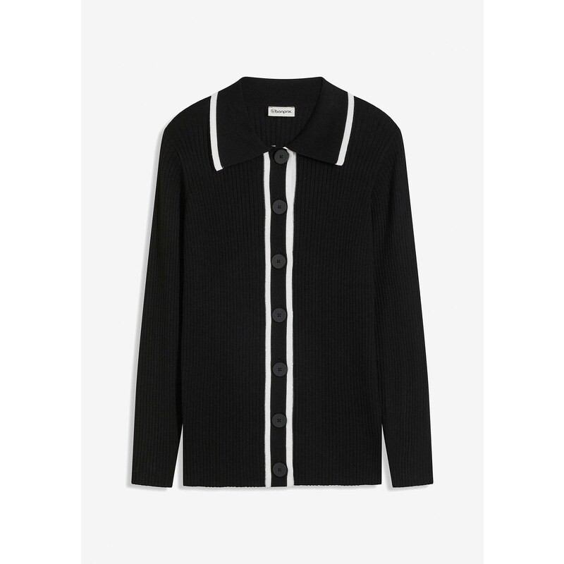 bonprix Pletený sveter, farba čierna 61469650