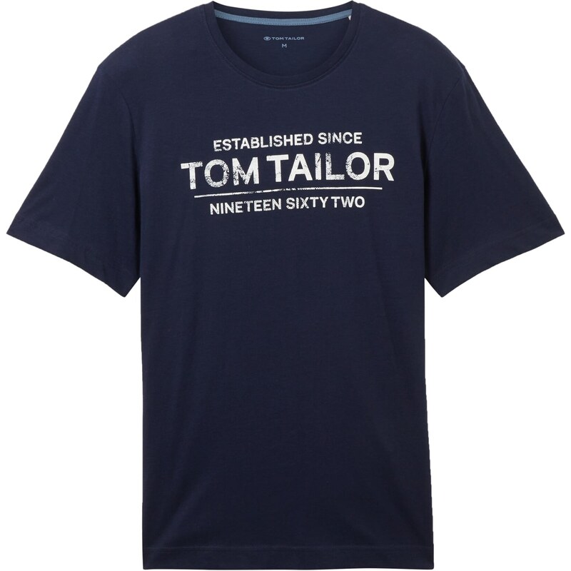 TOM TAILOR Tričko tmavomodrá / biela 61983775