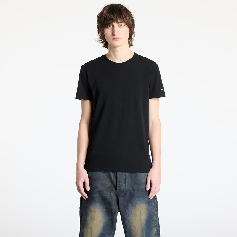 Tričko Ralph Lauren S/S Crew Undershirt 3-Pack Black S 61482482