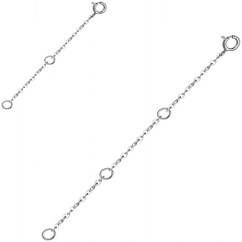 Olivie Dve predlžovacie strieborné retiazky 9307 63241354