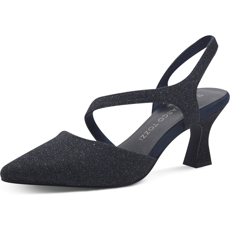 MARCO TOZZI Lodičky s otvorenou pätou námornícka modrá 62127848