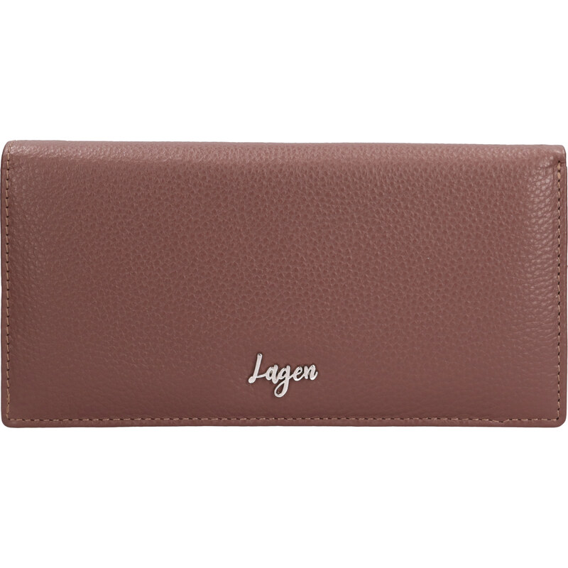 Dámska kožená peňaženka Lagen 50310 Taupe 61515656