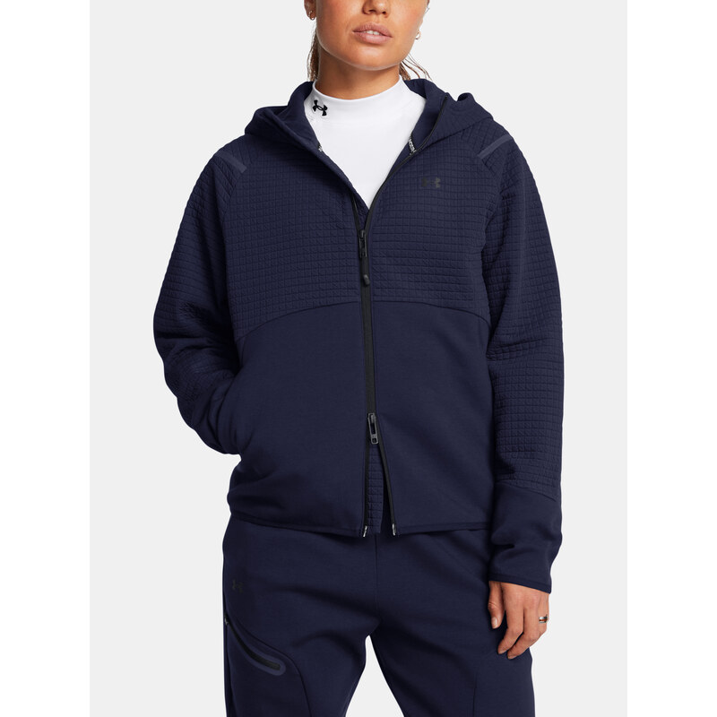 Womens sweatshirt Under Armour UNSTOPPABLE FLC GRID FZ - Womens 64788358