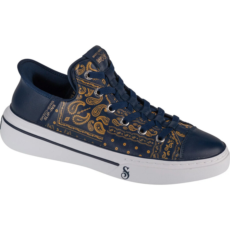 Tmavomodré pánske tenisky Skechers Slip-Ins Snoop One - Double G 61532079