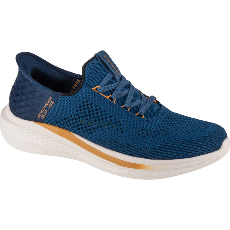 Tmavomodré športové tenisky Skechers Slip-ins: Slade - Quinto 210810 61532093