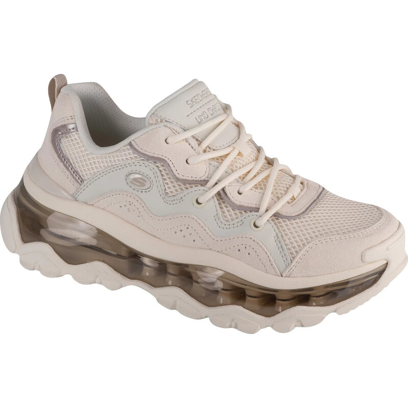 Smotanové dámske tenisky Skechers Uno Chaos 177935-WHT 61532095