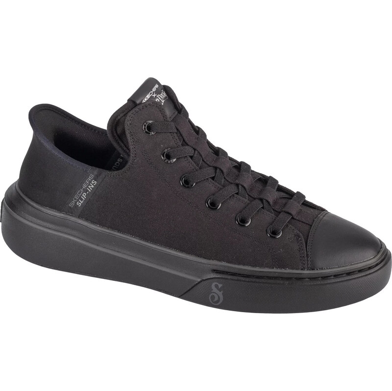 Čierne pánske tenisky Skechers Slip-Ins Snoop One - Boss Life Canvas 61532106