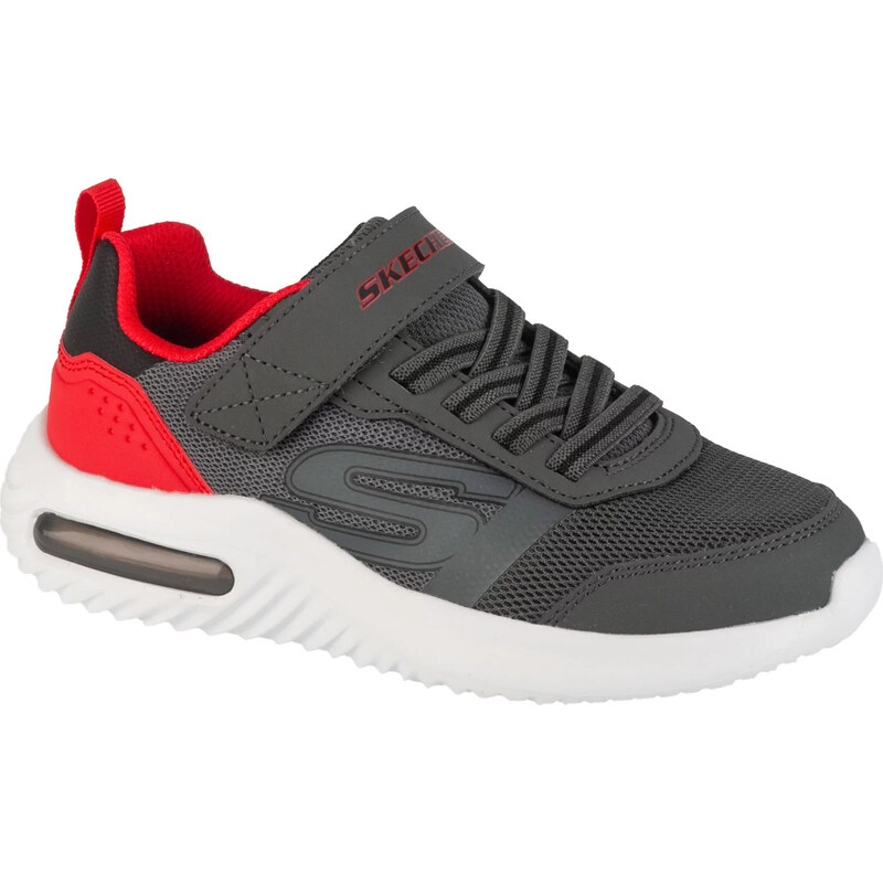 Tmavosivé chlapčenské teniky Skechers Bounder-Tech - Ultravoid 403723L 61532158