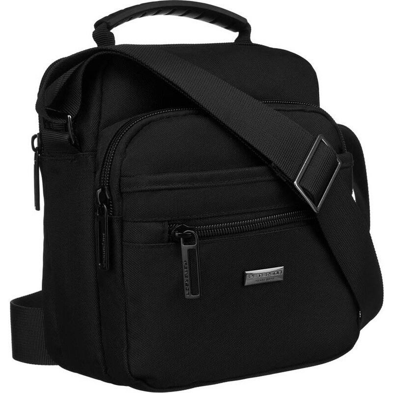 Malá čierna pánska taška cez rameno Peterson PTN-73214 61532205