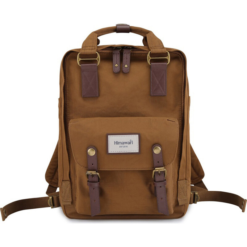 BASIC Himawari Hnedý štýlový batoh s priehradkou na notebook 188L 61532616