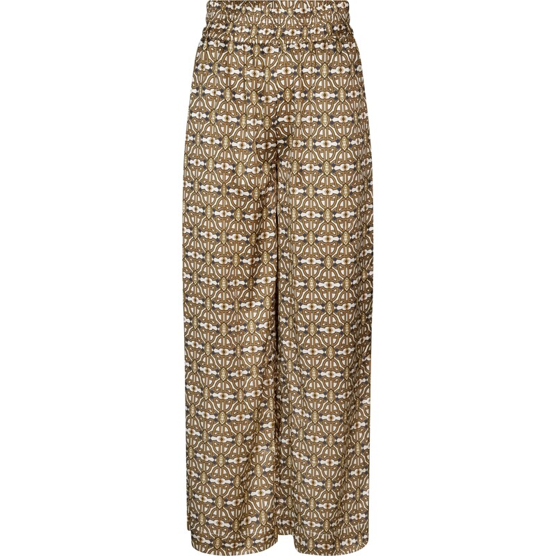 Dea Kudibal Nohavice Margodea nebielená / svetlohnedá / zlatá / 61534885