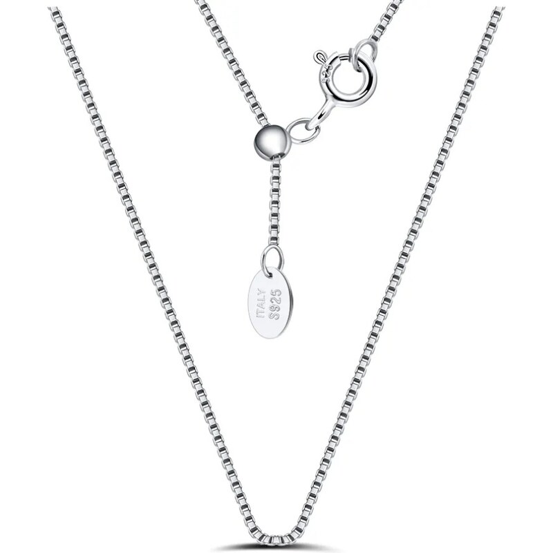 MAJYA Strieborná retiazka GARRET 45 cm | šírka 0,6 mm 11406 64582500