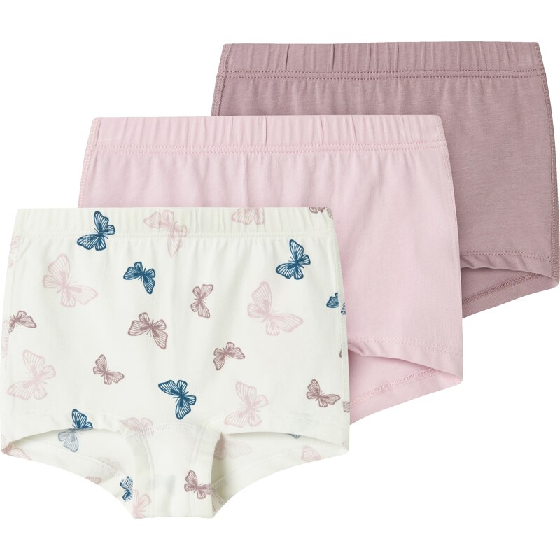 NAME IT Nohavičky krémová / modrá / svetlofialová / orchideová 61625620