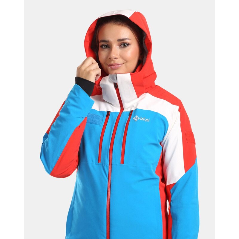 Prémiová unisex lyžiarska bunda Kilpi DEXEN-U modrá/červená 61571007