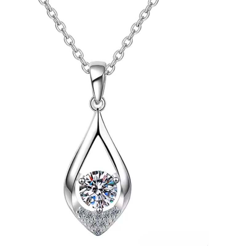 Olivie Strieborný náhrdelník 1ct 6,5mm MOISSANITE 9311 64818277