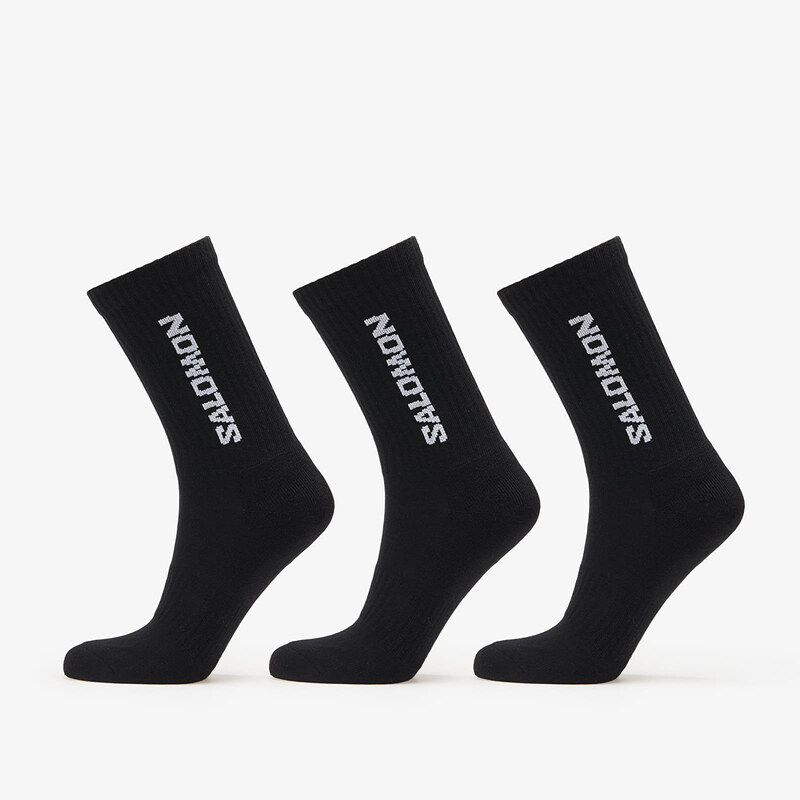 Salomon Advanced Ponožky Salomon Everyday Crew Socks 3-Pack Black/ 61572125
