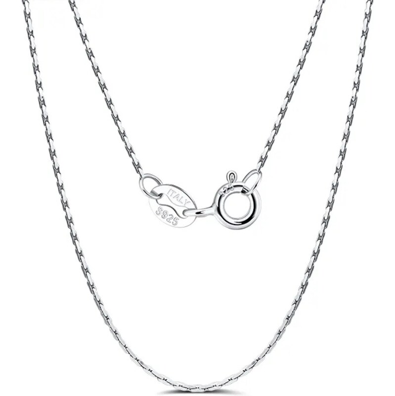 MAJYA Strieborná retiazka BAO 55 cm | šírka 0,6 mm 11421 64853071