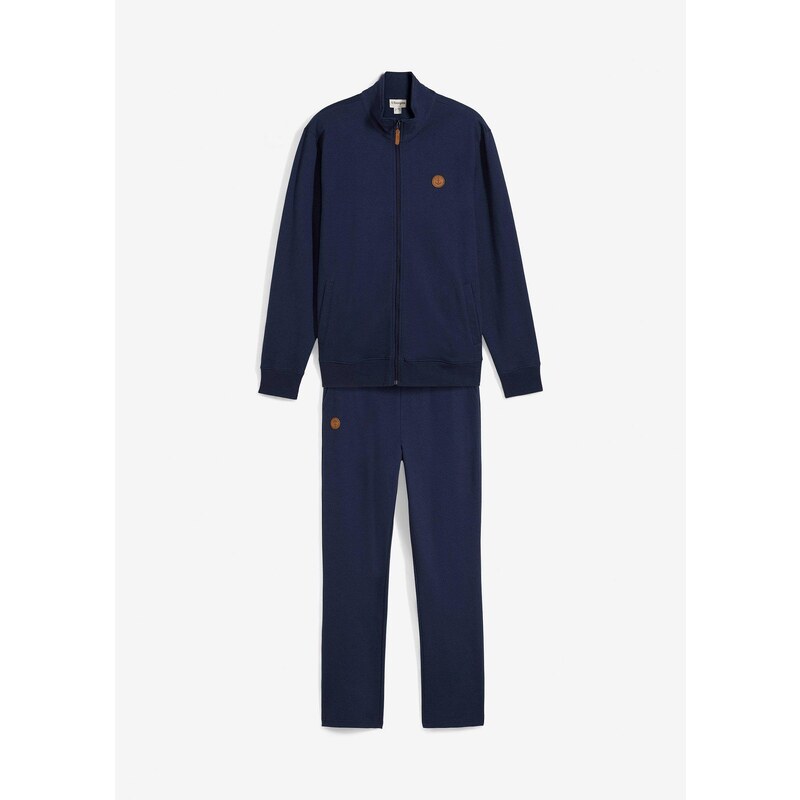 bonprix Športové oblečenie z bio bavlny (2-dielne), farba modrá 48374250