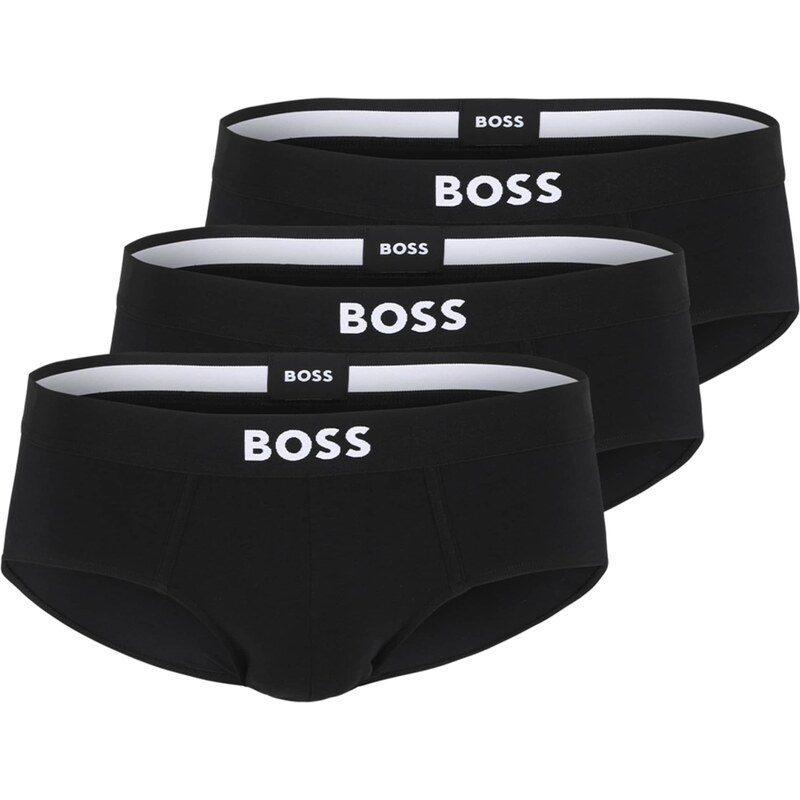 BOSS Nohavičky čierna / biela 61579451