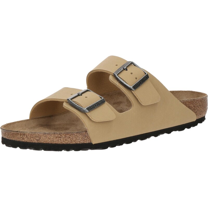BIRKENSTOCK Šľapky Arizona Birkibuc krémová 61857451