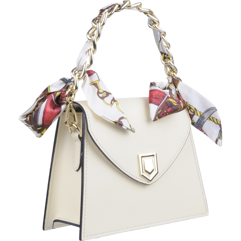 Béžová kožená talianska crossbody kabelka Virginia Beige NovaKabelka 61590932