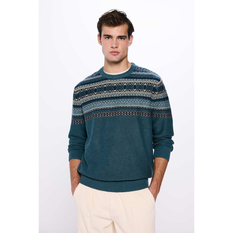 SPRINGFIELD Žakárový sveter 61592304