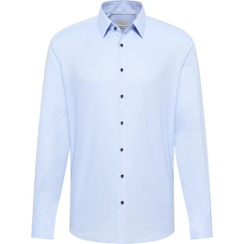 Pánska svetlo modrá košeľa ETERNA Modern fit s jemnou štruktúrou 61593174