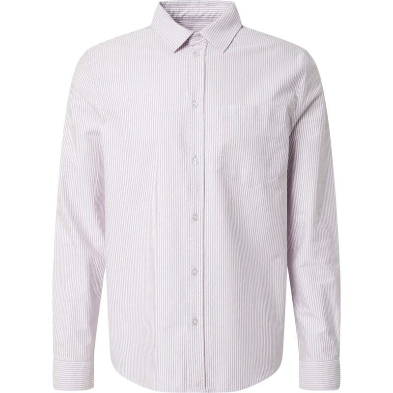 DAN FOX APPAREL Košeľa Damon orgovánová / biela 61948042