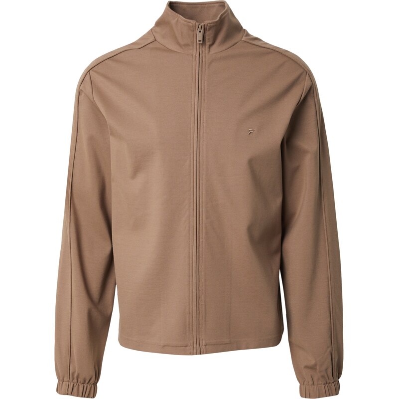 DAN FOX APPAREL Tepláková bunda Tino hnedá 61597150