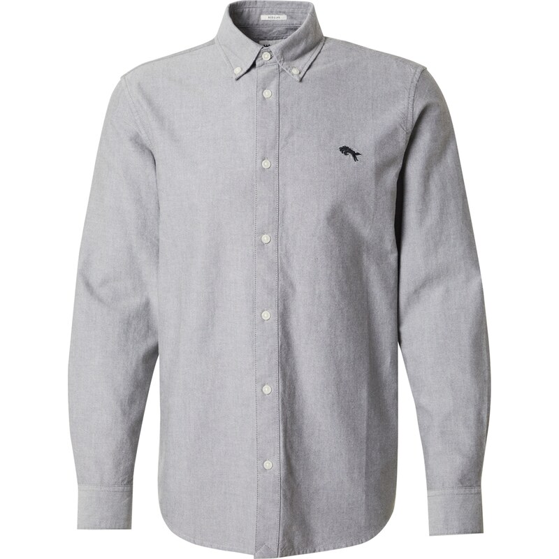 WRANGLER Košeľa OXFORD SHIRT sivá melírovaná 61985152