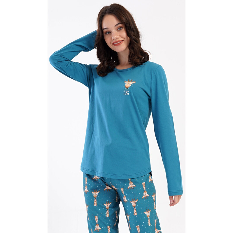 Vienetta Dámske dlhé pyžamo Little Giraffe 61624229