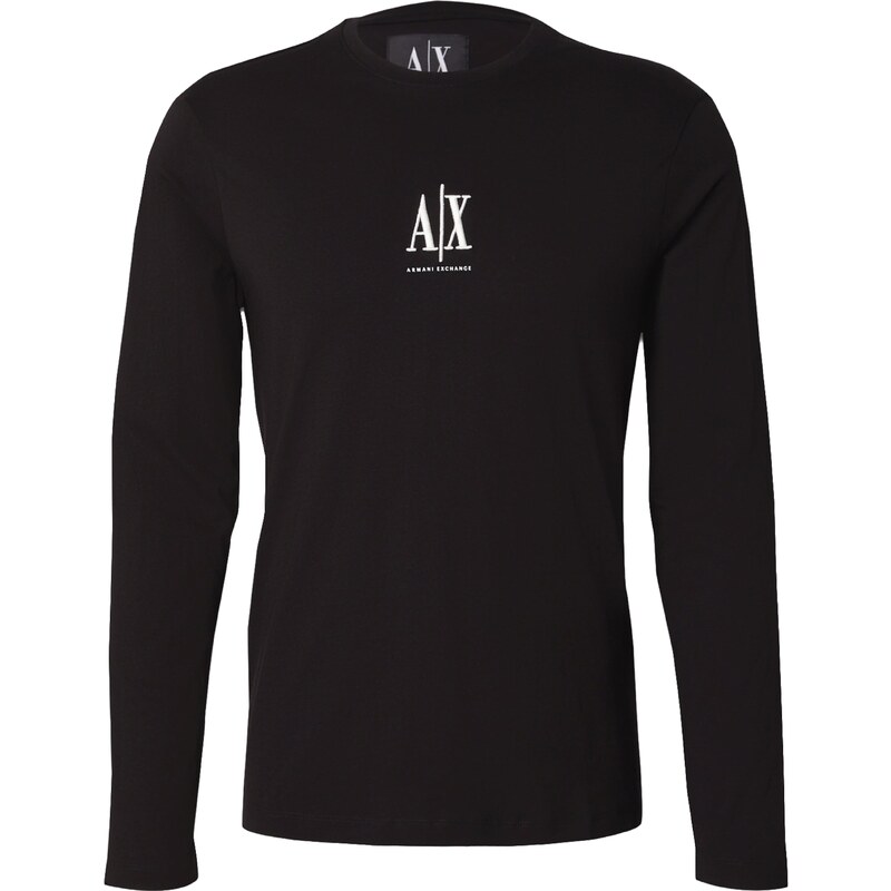 ARMANI EXCHANGE Tričko čierna / biela 61625598