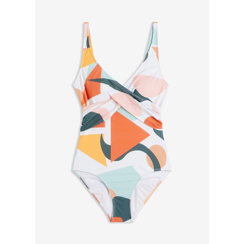 bonprix Jednodielne plavky, farba biela 44736786