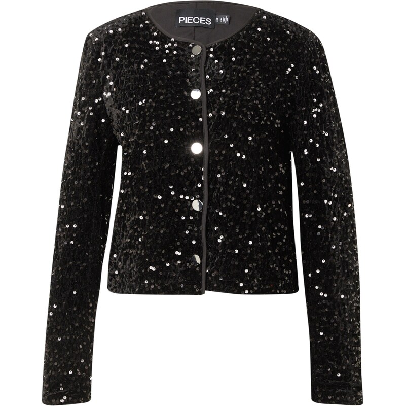 PIECES Prechodná bunda PCNEISA čierna 63152262