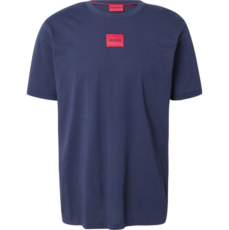 HUGO Tričko Diragolino212 námornícka modrá / červená 25319043
