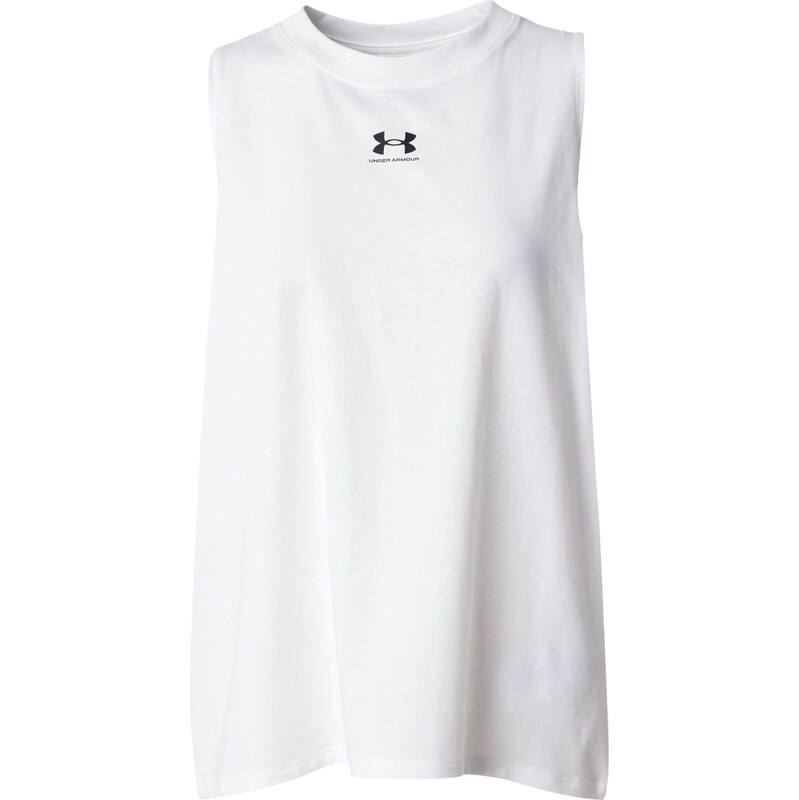 UNDER ARMOUR Športový top Off Campus Muscle čierna / biela 62073765